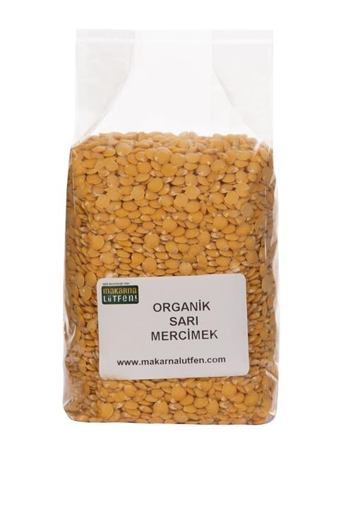 Makarna Lütfen Organik Sarı Mercimek (500 G)