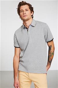 GRIMELANGE Noah Erkek Grimelanj Polo Yaka Slim Fit T-shirt