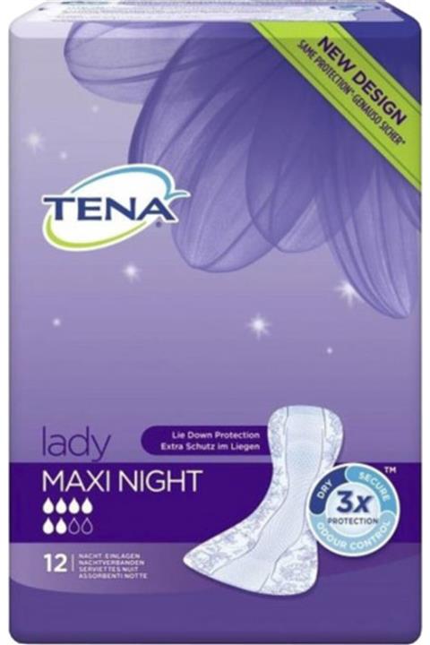 TENA Lady Maxi Night Kadın Mesane Pedi 12'li Paket