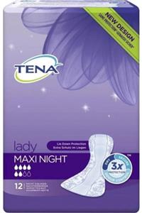 TENA Lady Maxi Night Kadın Mesane Pedi 12'li Paket