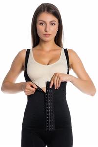 ELEGANCE KORSE Çelik Balenli Inceltici Sıkılaştırıcı Doğum Sonrası Latex Korse Bel ve Göbek Lateks Korsesi