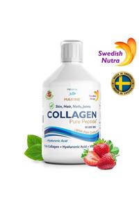 Swedish Nutra Collagen Pure Peptide 10 000 Mg (balık) – Tip I & Tip Iıı- Sıvı Form - 500 Ml