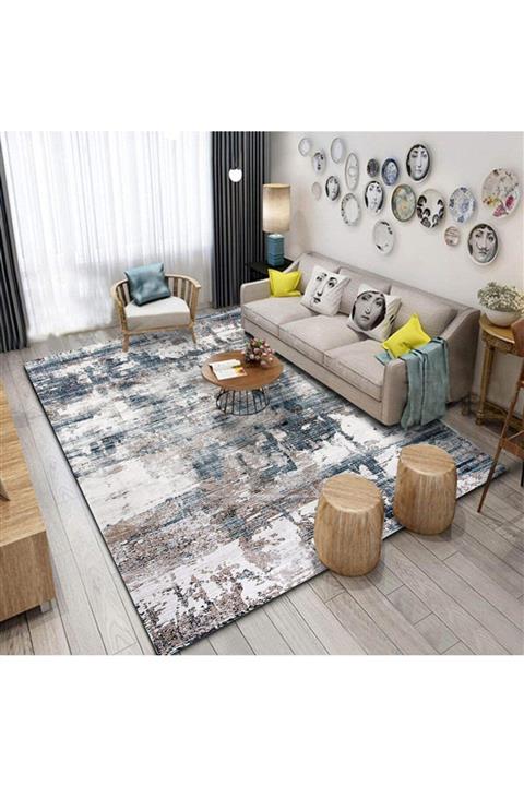 Sermod Antik Eskitme Halı Örtüsü