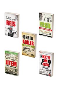 Kripto Basım Yayın Derin Devlet Kitap Seti / 5 Kitap / Çatlı, Yeşil, Pilot Necati, Ağar, Jitem