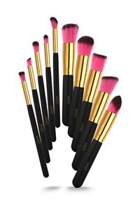 GNX 10'lu Fırça Seti - 10 Pcs Brush Set Siyah 8682442260963