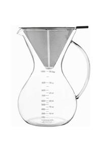 Kahvee Dükkanı Çelik Filtreli *Chemex Cam Kahve Demleme Ekipmanı 1000ml