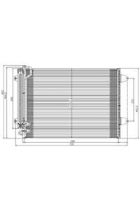 Kapo Klima Radyatörü Kondanser Volkswagen Passat 570 440 16 Mm 1.6-1.8-2.0 (05-10) 1.6 Tdı-1.9 Tdı-2.0