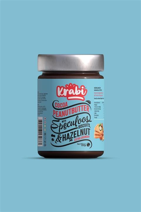 Krabi Fıstık Ve Karamelize Bisküvi Parçacıklı Kakaolu Fındık Kreması