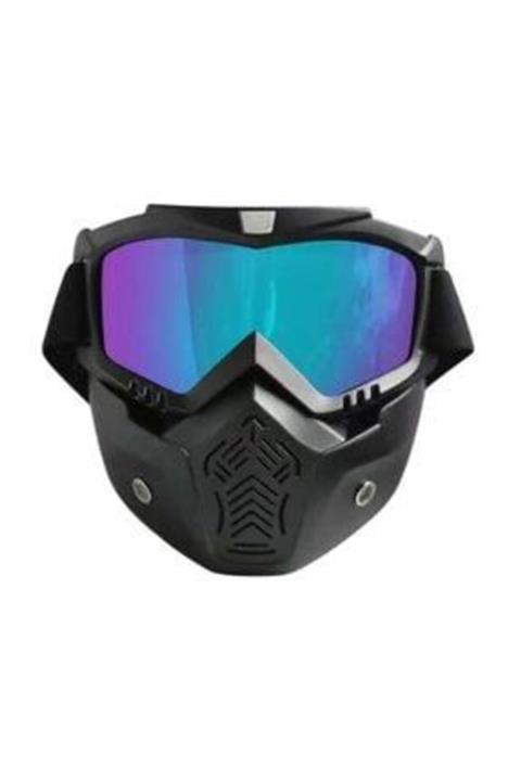 Tex 710 Jet Kask Maskesi + Gözlük