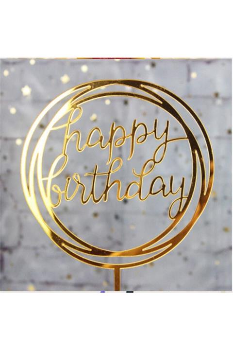 ASYATASARIM oğum Günü Pleksi Pasta Süsü