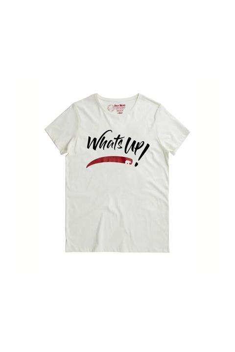 Bad Bear What'S Up Tee Os Beyaz Kısa Kollu Tişört