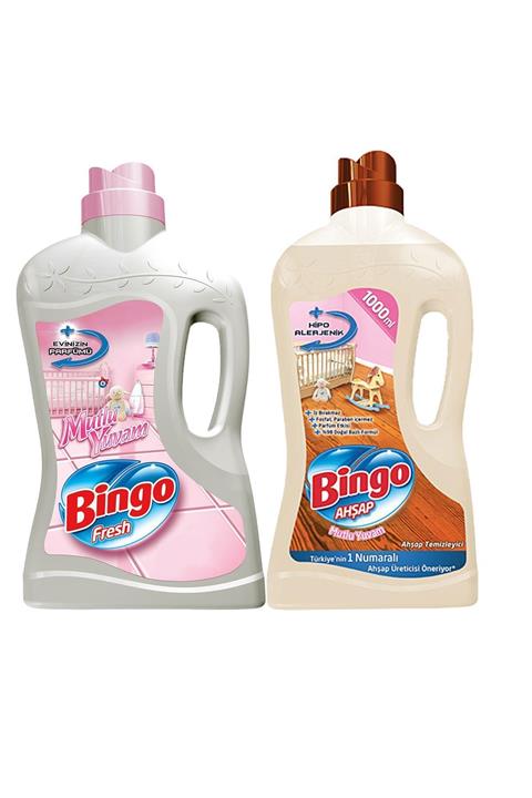 Bingo Ahşap Temizleyici 1lt Mutlu Yuvam+fresh 1lt Mutlu Yuvam (2 Adet)