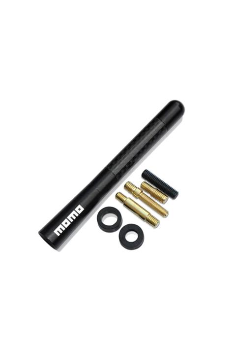 Mega Oto Market Oto Araç Anten Karbon Anten Çubuğu Spor Kısa Momo Yazılı