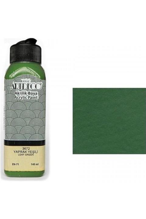 Artdeco 140ml Yaprak Yeşili Akrilik Boya 3672