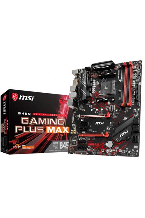 MSI B450 Gaming Plus Max AMD B450 4133MHz DDR4 Soket AM4 ATX Anakart