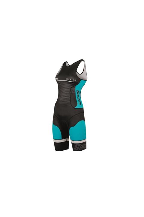 Santini Tri Suit Sleek 2.0 Aero Kadın Turkuaz M