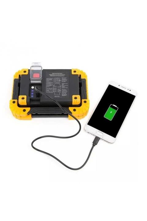 sinerjishop 750 Lümen Powerbank Şarjlı Işıldak