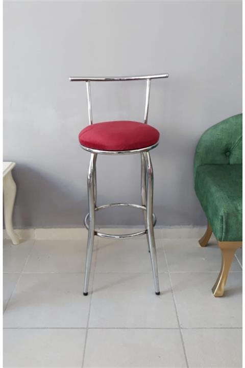 aldagelsin Sırtlı Dekoratif Bar Tabure