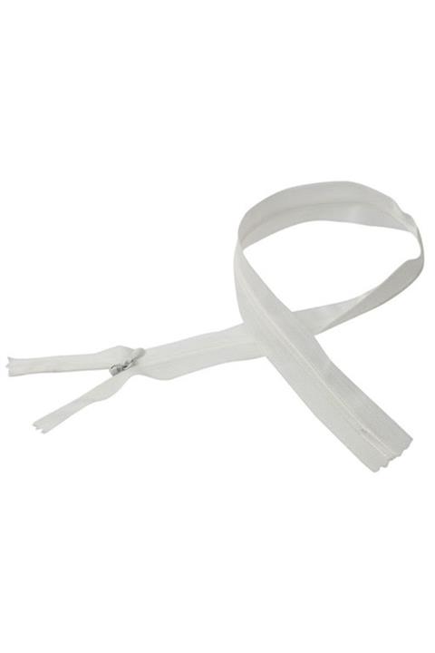 Bayar Kumaş 5 Adet 60cm Beyaz Gizli Fermuar