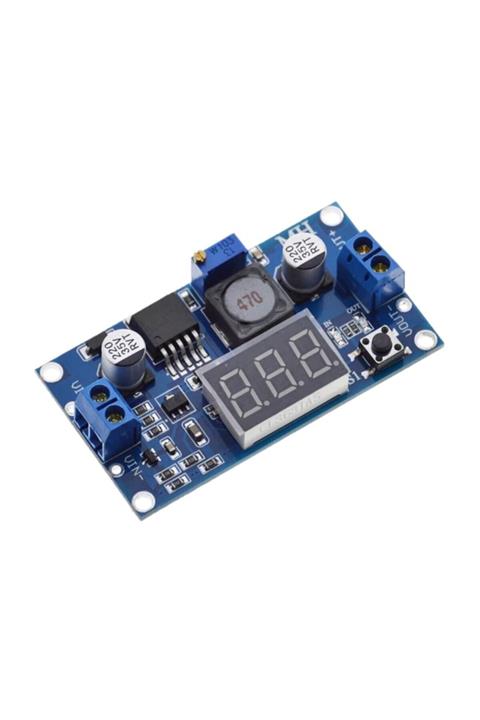 CNL Voltmetreli Lm2596 Ayarlı Modül Ayarlanabilir 3a Güç Kaynağı