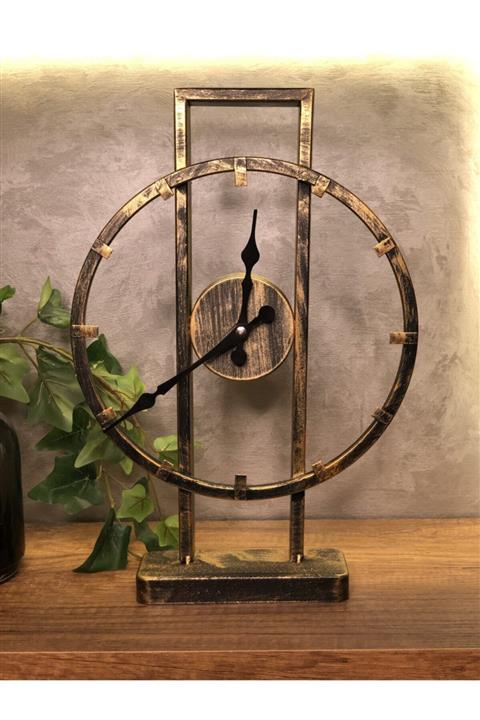 EMORES Dekoratif Metal Masa Saati