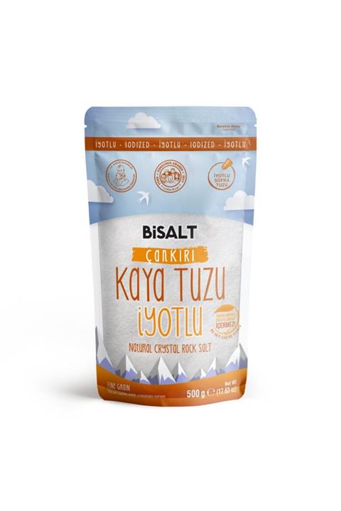 Bisalt Çankırı Kaya Tuzu Iyotlu 500 G