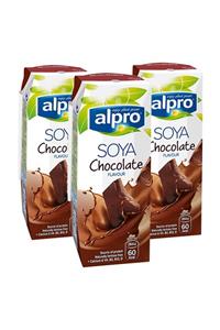 Alpro Çikolatalı Soya Sütü 250 ml x 3 Adet