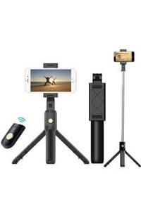 JUNGLEE K07 Kumandalı Tripod Monopod Bluetoothlu Selfie Çubuğu