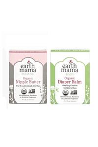 Earth Mama Organic Nipple Butter Göğüs Ucu & Pişik Kremi Seti