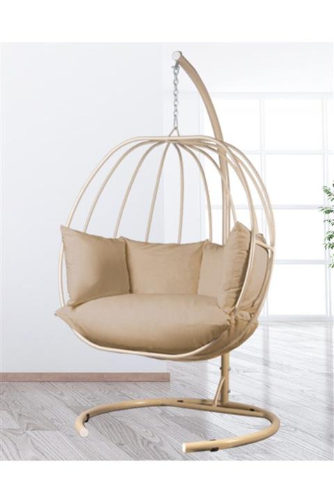 Bafsalıncak Bafteknik Baf Salıncak Hamak Cappucino Gövde Krem Minder