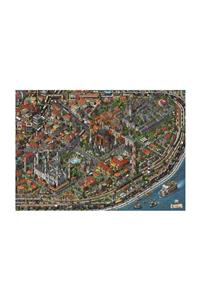 Anatolian Puzzle 4913 Anatolian Fractal Istanbul / 3000 Parça Puzzle