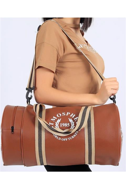 G&E BAGS Unisex Taba Spor Çantası