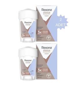 Rexona Clinical Protection Shower Clean Kadın Deodorant 2'li Paket Fırsat