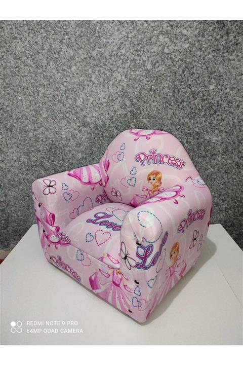 Sedef Kız Çocuk Pembe Barbie Koltuğu