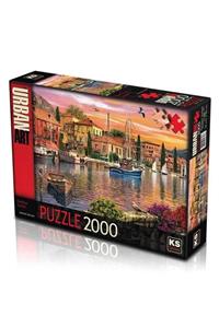 Ks Puzzle 11308 Ks, Harbour Sunset , 2000 Parça Puzzle