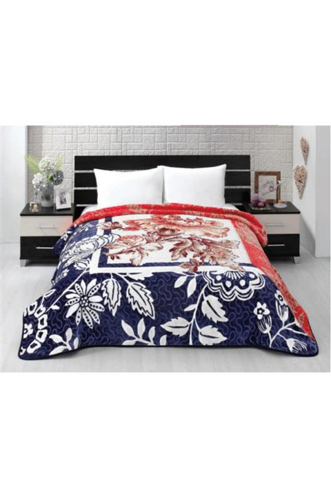 MİNK Solana Lüks Vizon Battal Boy Battaniye 986 Oranj 220x240 &hem Battaniye & Hem Yatak Örtüsü