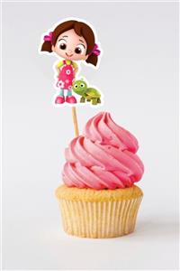 Özmur Concept Niloya Kürdan Pasta - Cupcake Süsü Seti ( 10 Adet )