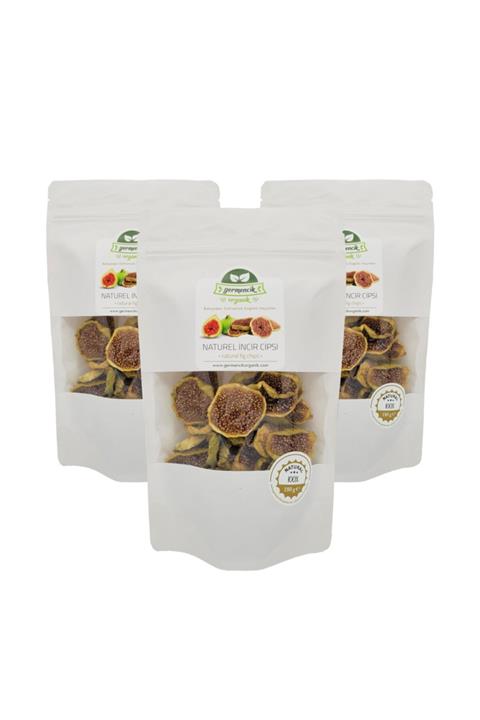 Germencik Organik Incir Cipsi 180 Gr 3'lü Paket (3x180 Gr)