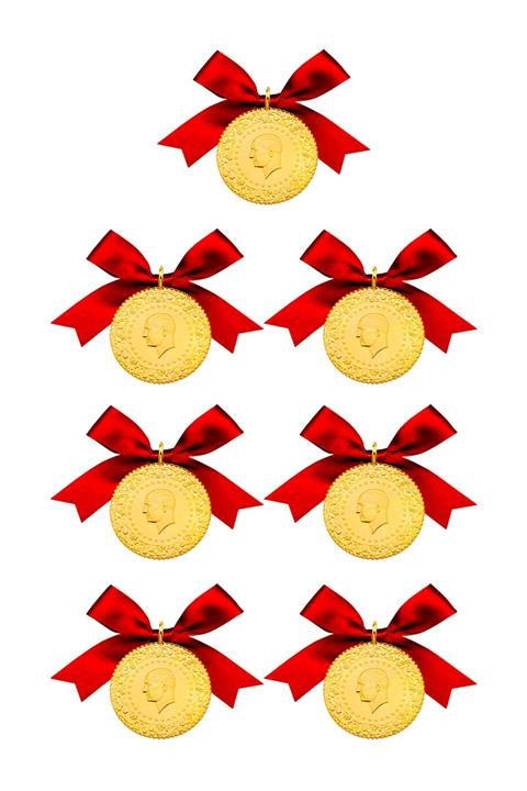 Ahlatcı Sarrafiye-7 Adet Eski Tarihli Tam Altın