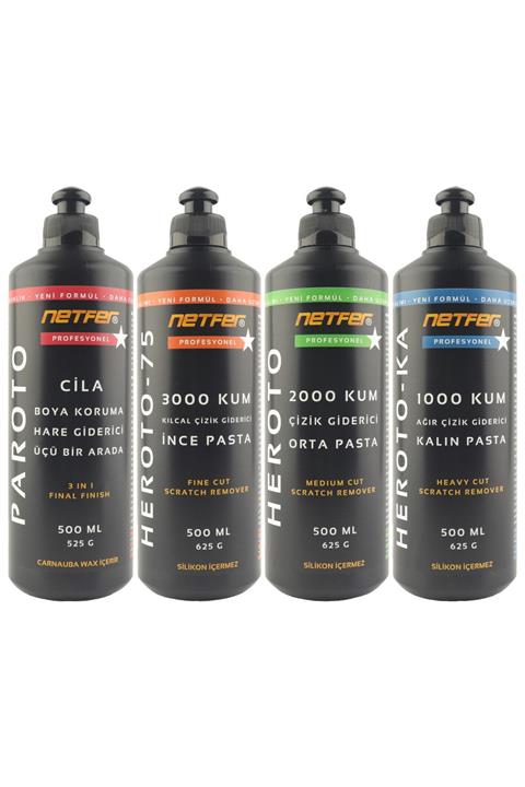 Netfer 4'lü Pasta Cila Set - 4x500 ml