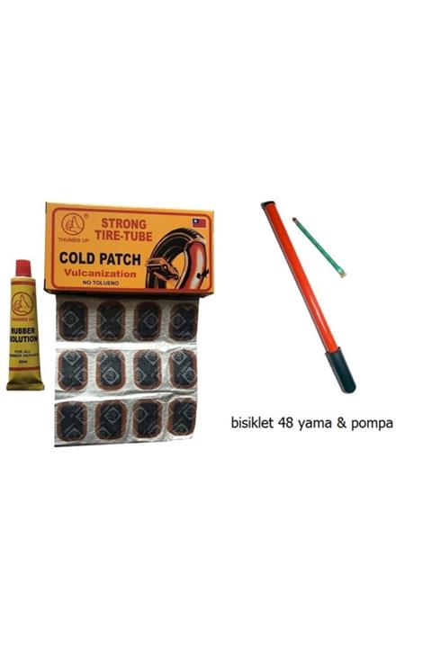 Rectus Bisiklet Plastik Pompa Rekorlu & Yama Seti