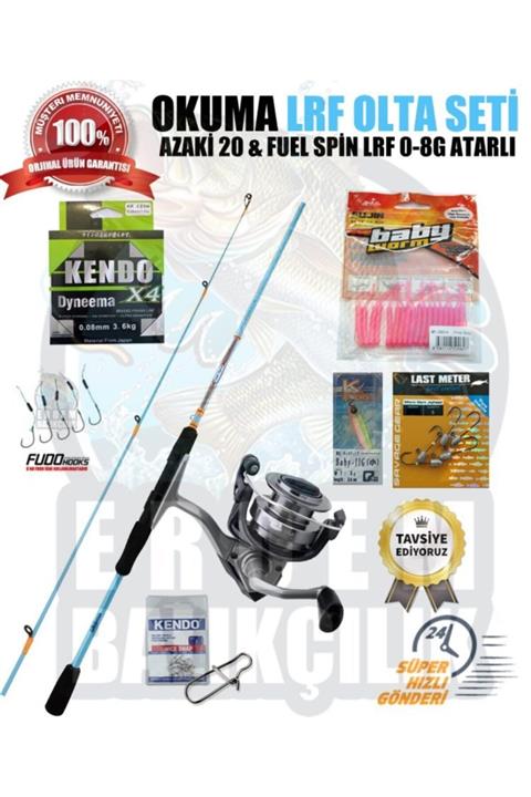 Okuma Fuel Spin 0-8gr - Azaki 20 - Lrf Olta Takımı