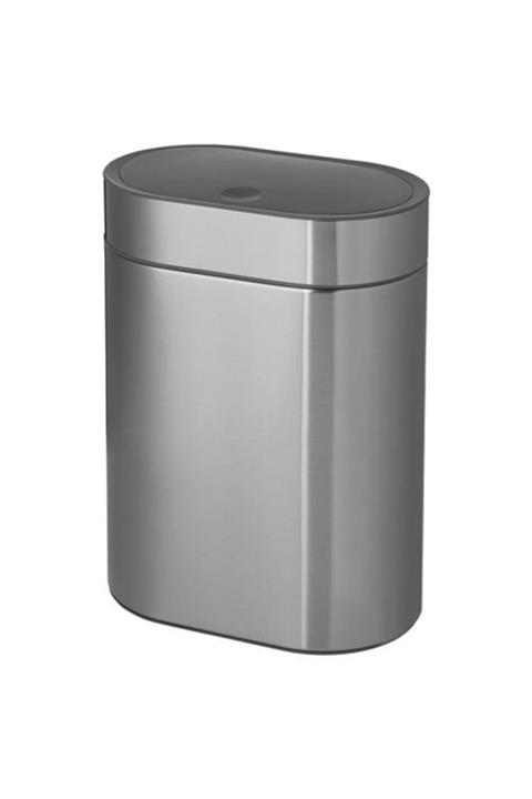 IKEA Dokunmatik Çöp Kutusu Meridyendukkan Gri , 4 Lt , Paslanmaz Çelik