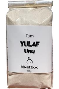 ketbox Organik Tam Yulaf Unu 200 gr Katkısız Doğal