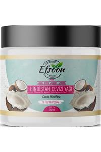 Efsoon Organics Hindistan Cevizi Yağı 250 ml (COLD PRESSED COCONUT OİL) %100 Saf Soğuk Sıkım