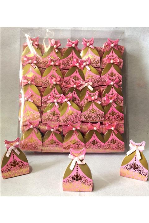 EMİR KINA Kına Gecesi Dağıtmalık İncili Fiyonklu Kaftan Kına 50'li Paket