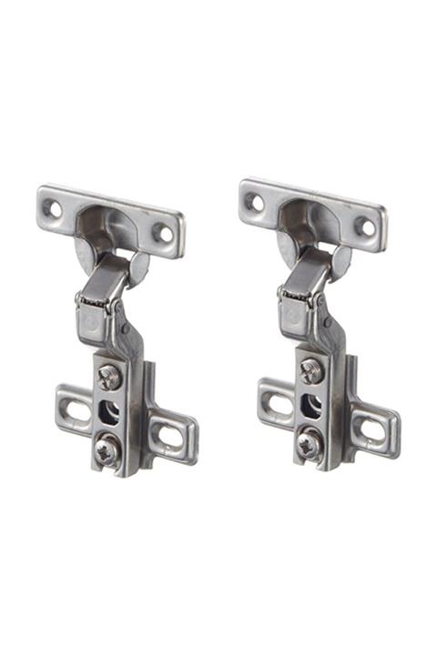 SAMET Dolap Kapağı Menteşesi Deveboynu Tas Menteşe Marka 2 Adet + Montaj Vidaları