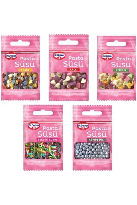 Dr. Oetker Dekor Pasta Süsü 5li Set