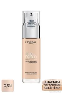 L'Oreal Paris L'oréal Paris True Match Bakım Yapan Fondöten 0.5n Porcelaın