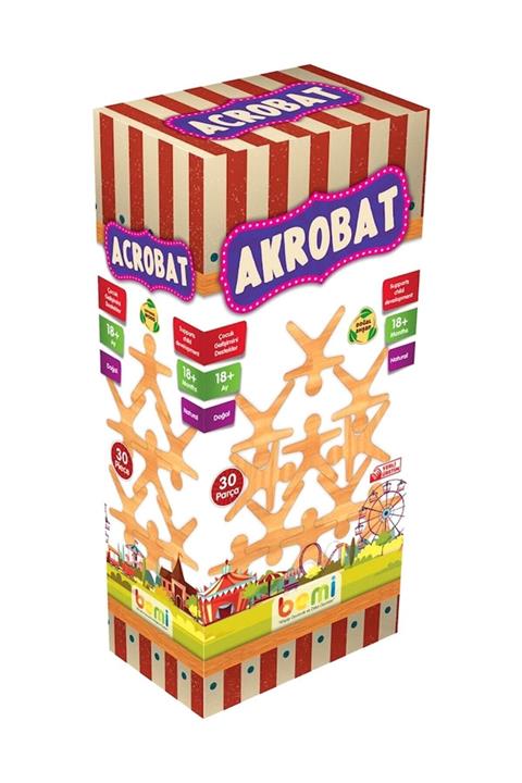 BEMİ Eğitici Oyun Ahşap Akrobat Oyunu 5580.00076